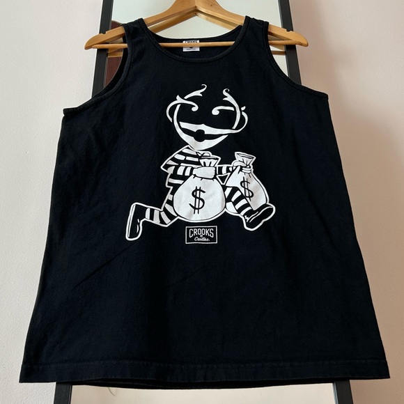 Crooks & Castles tank top sleeveless tee shirt - Picture 6 of 9